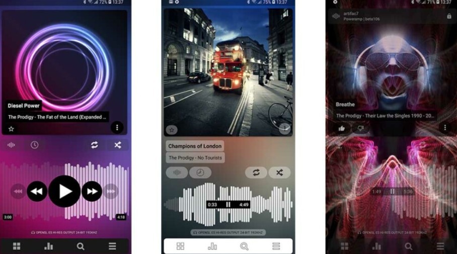 Contoh aplikasi pemutar musik Android (Android Authority)